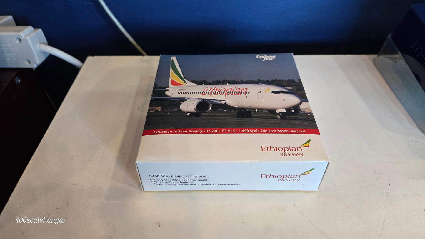 Gemini Jets Ethiopian Airlines Boeing 737-700W ET-ALK