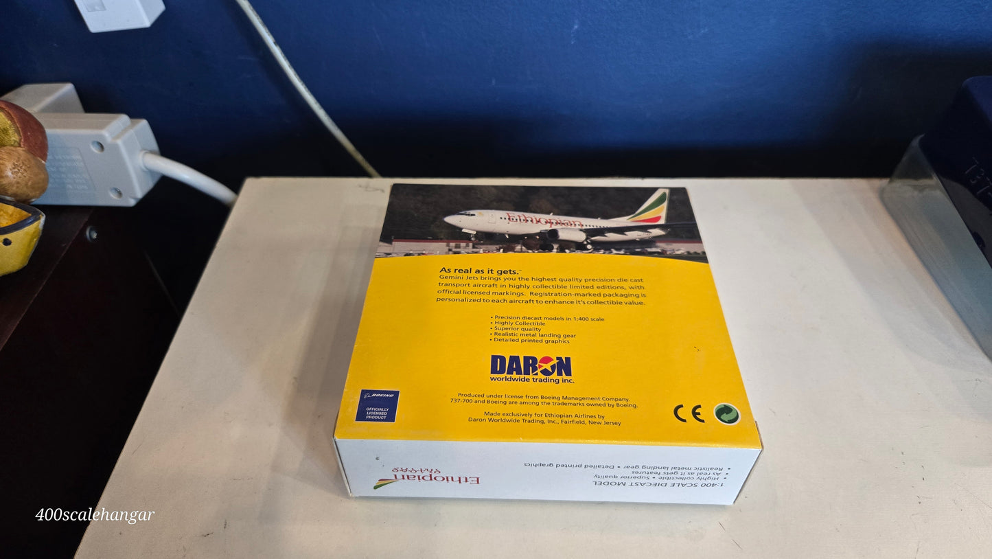 Gemini Jets Ethiopian Airlines Boeing 737-700W ET-ALK