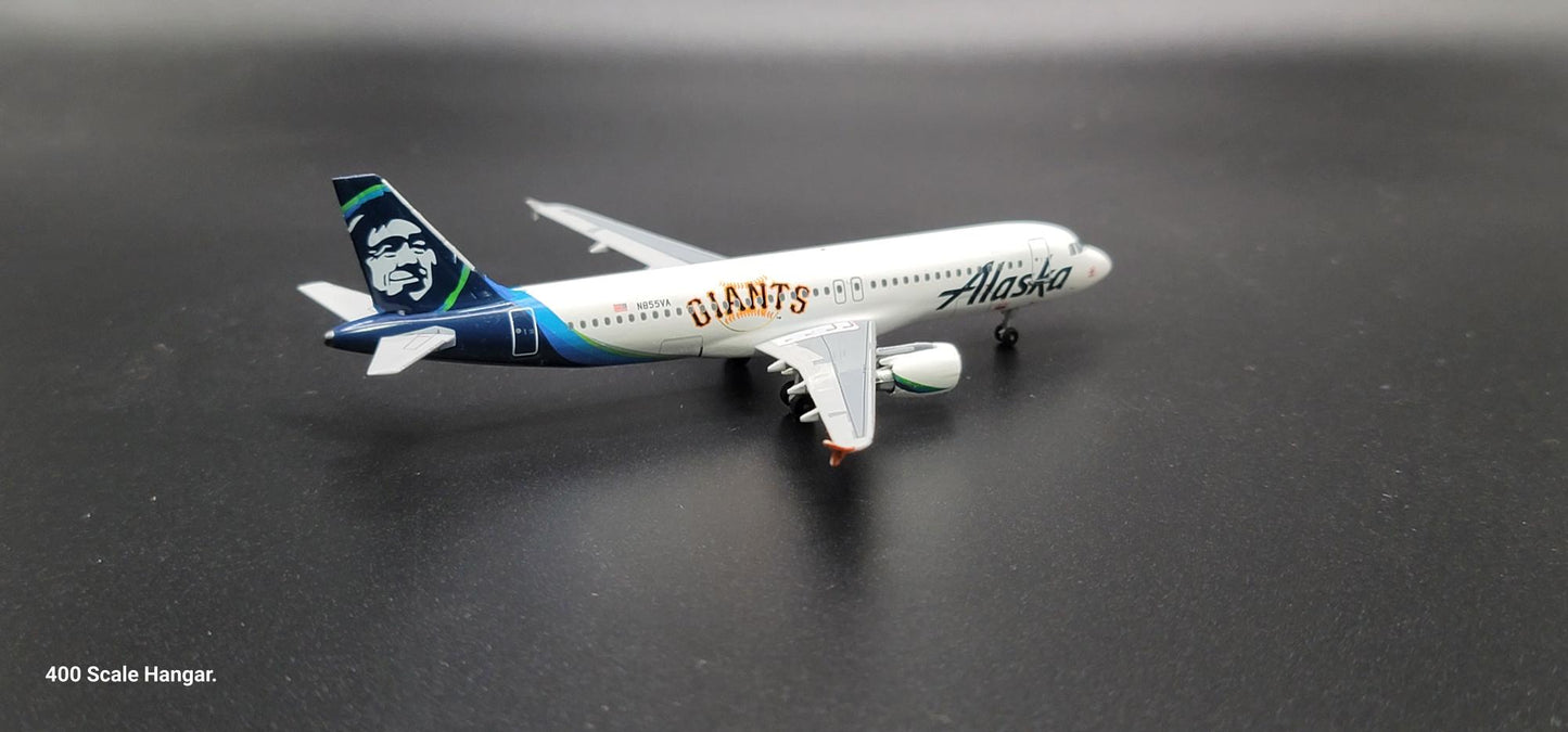 Aeroclassics Alaska Airlines Airbus A320-200 "San Fransico Giants" N855VA