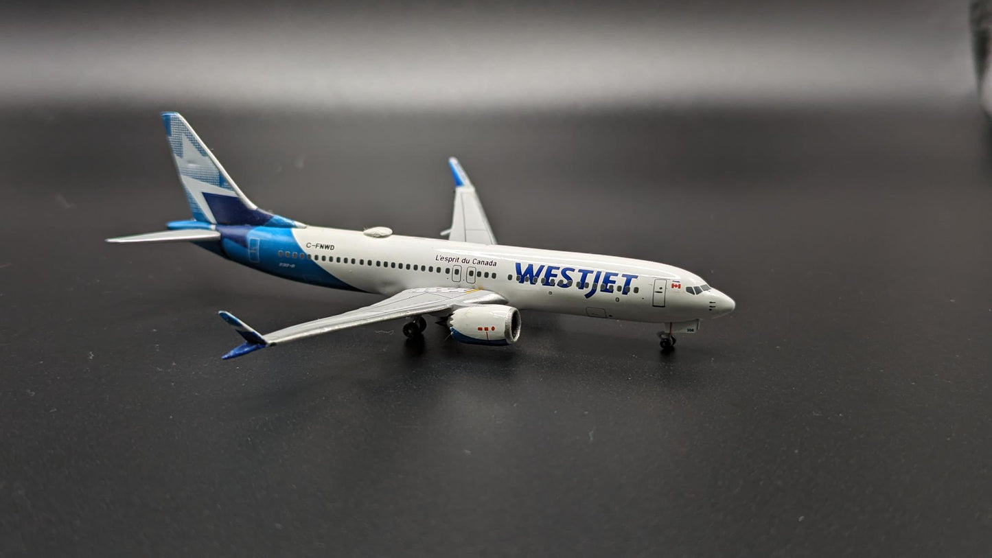 Aeroclassics WestJet Boeing 737 MAX 8 “New Livery” C-FNWD