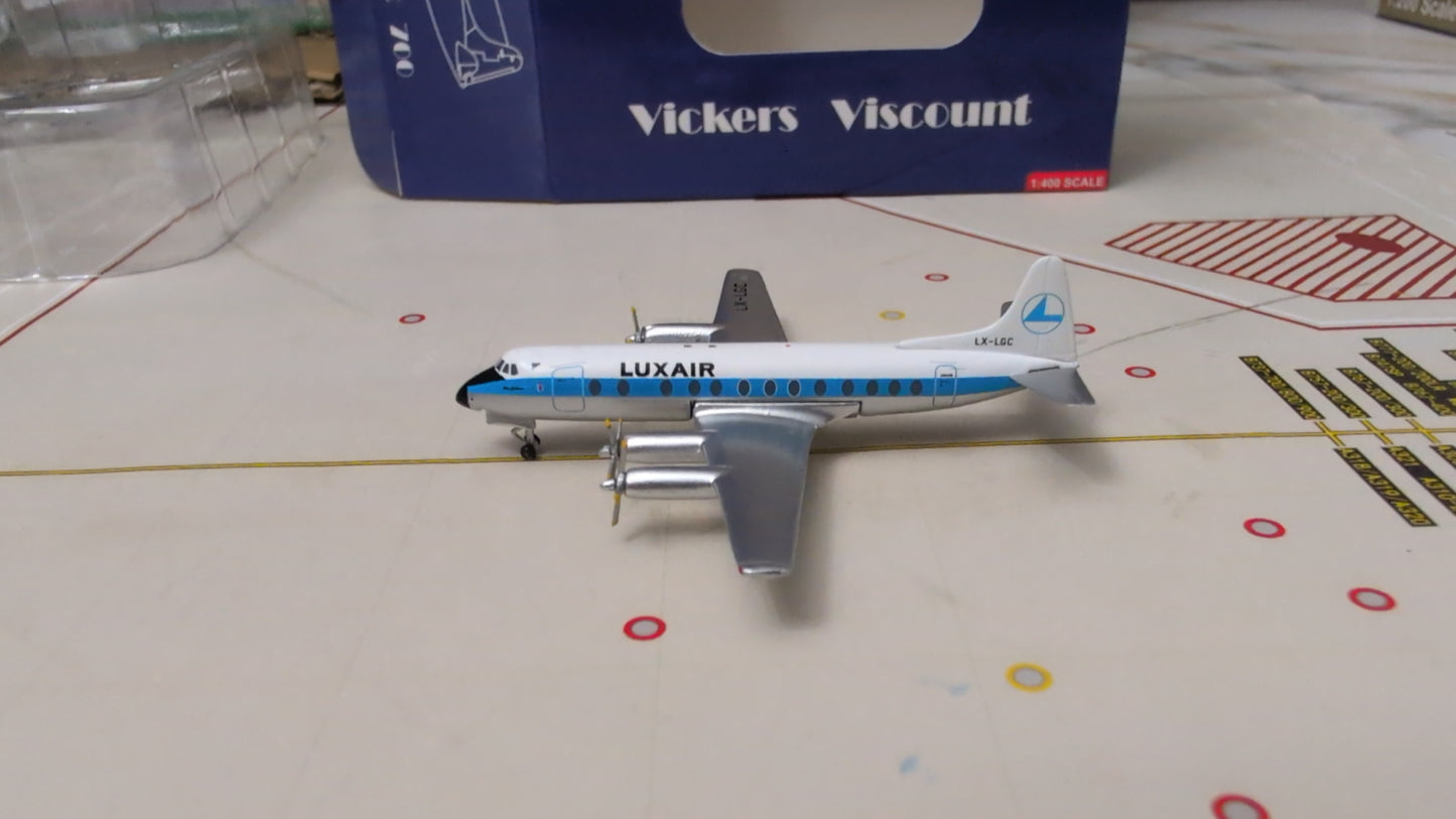 Aeroclassics Luxair LX-LGC Vickers Viscount 800