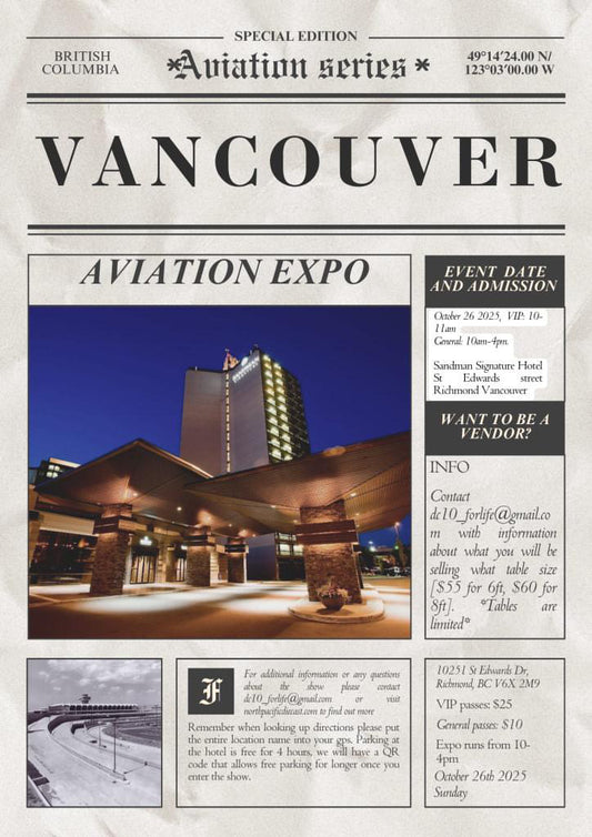 Vancouver Aviation Collectible Show Tickets