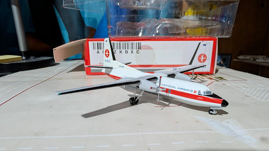 New Zealand National Airways Corporation Fokker F-27 ZK-BXC 1.200 Scale.