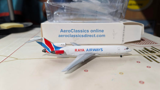 Aeroclassics Raya Airways B727-200 9M-TGE in 1.400 Scale.