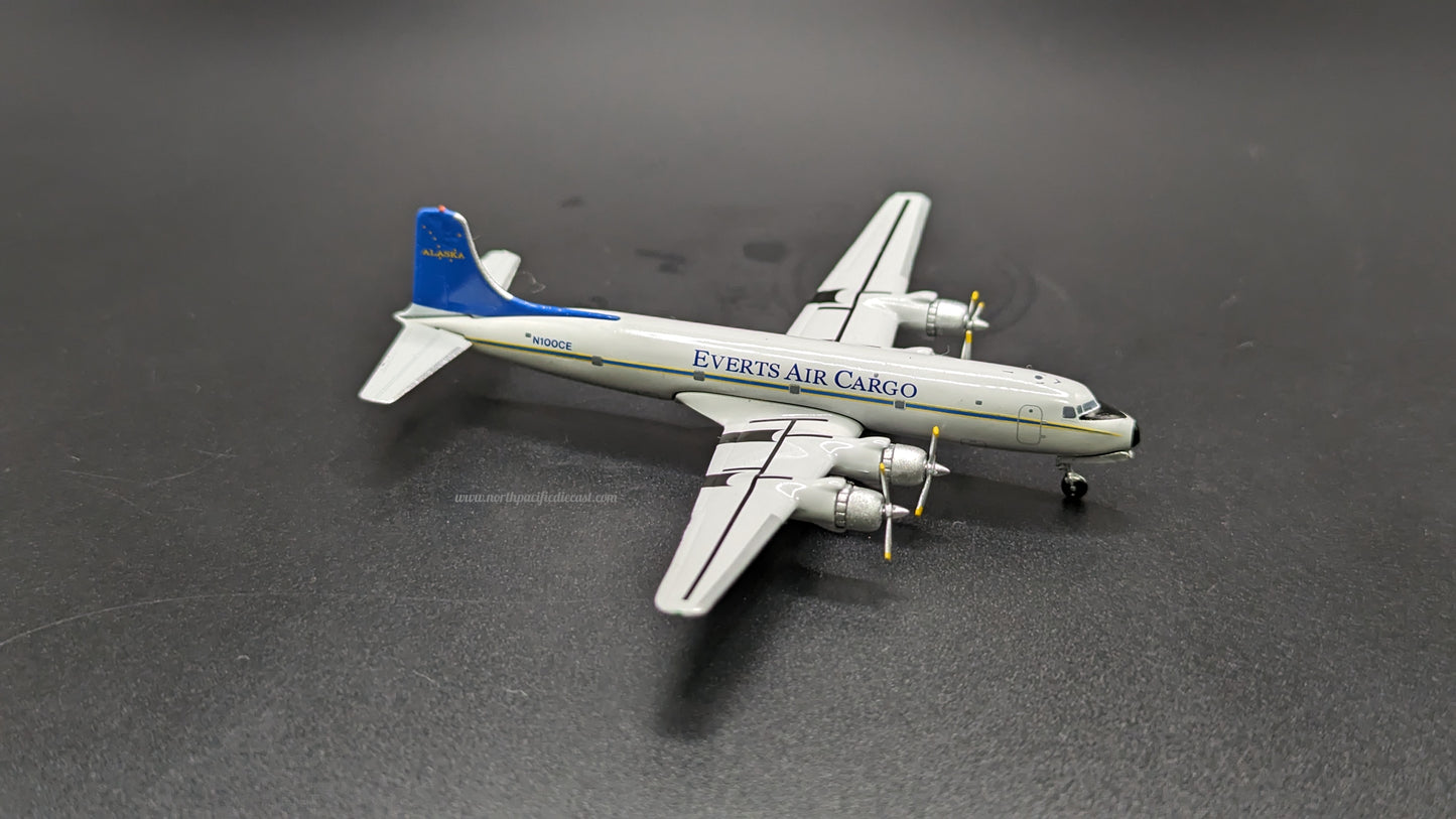 Aeroclassics Everts Air Cargo Douglas C-118A Liftmaster N100CE *DAMAGED BOX*