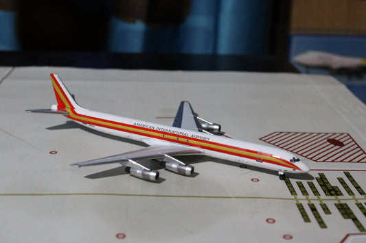 Aeroclassics American International Airways DC-8-61 N24UA in 1.400 scale.