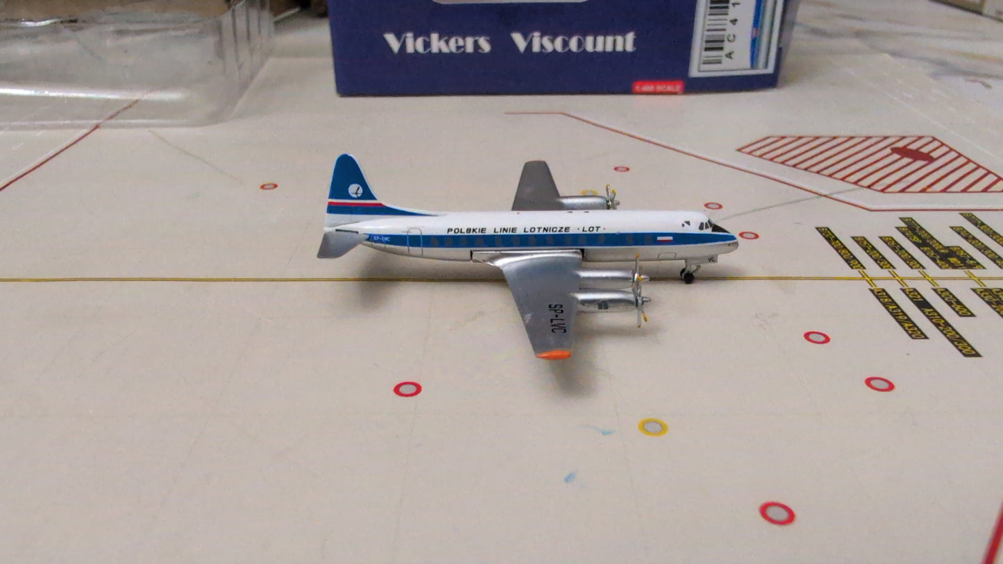 Aeroclassics LOT Vickers Viscount 800 SP-LBV
